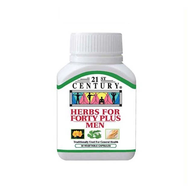 21ST CENTURY HERBS FOR FORTY PLUS MEN 30S