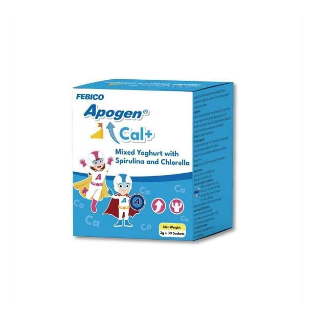 APOGEN CALCIUM MIXED YOGHURT WITH SPIRULINA AND CHLORELLA 3GX30S