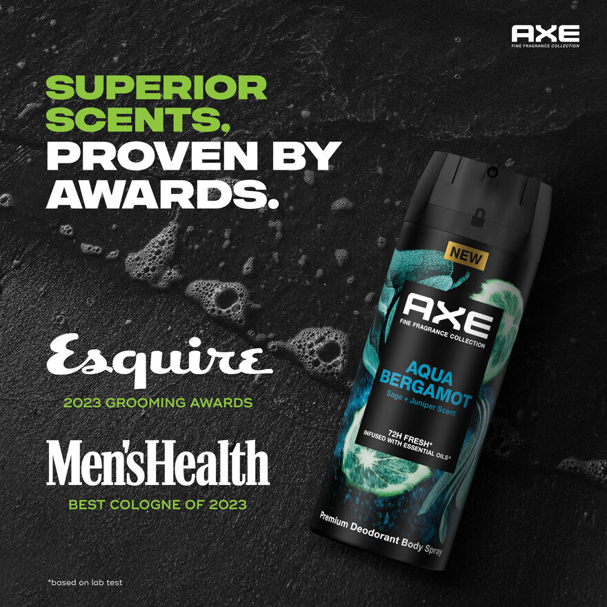 AXE DEO SPRAY AQUA BERGAMOT 135ML - Image 2