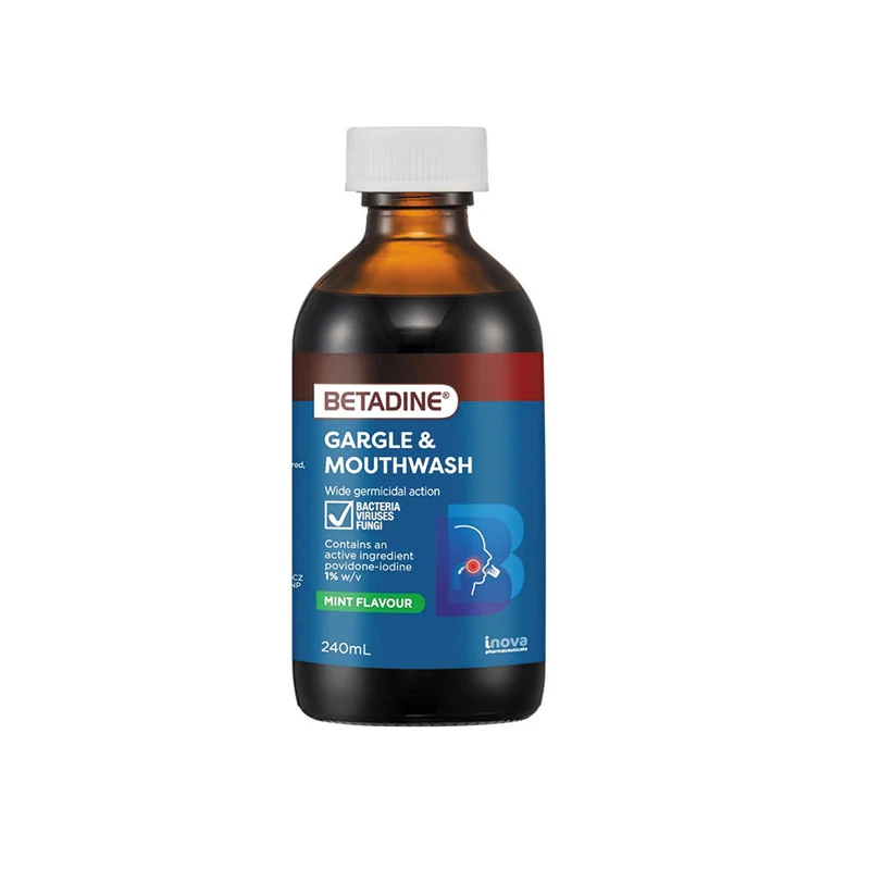 BETADINE GARGLE & MOUTH WASH 240ML - Image 2