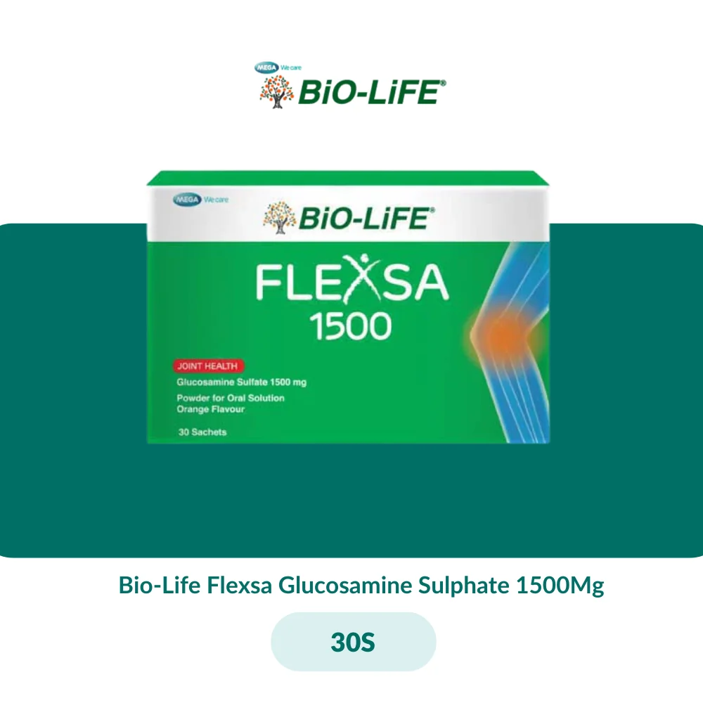 Bio-Life Flexsa Glucosamine Sulfate 1500Mg (30s/2x30s) - Image 2