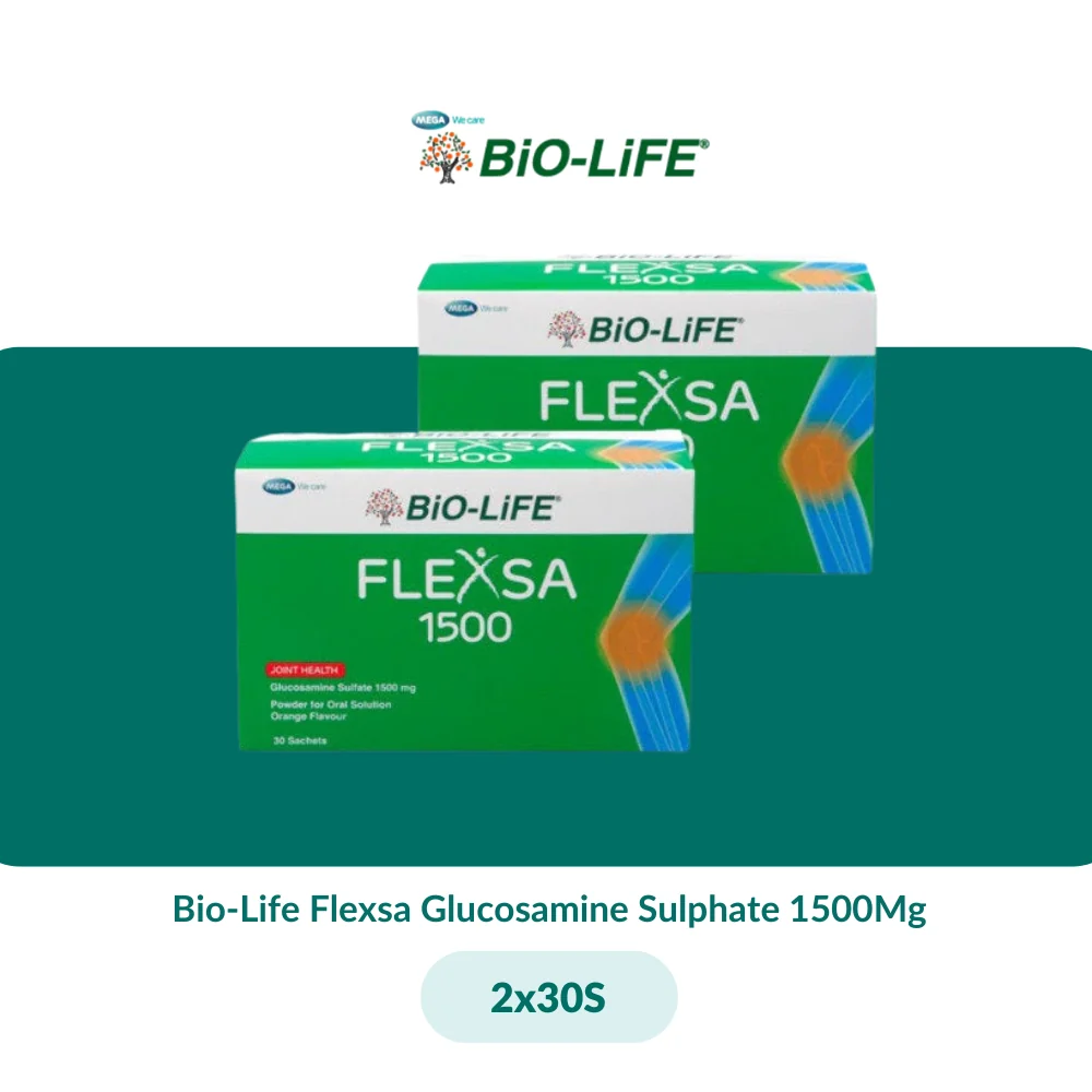 Bio-Life Flexsa Glucosamine Sulfate 1500Mg (30s/2x30s) - Image 3
