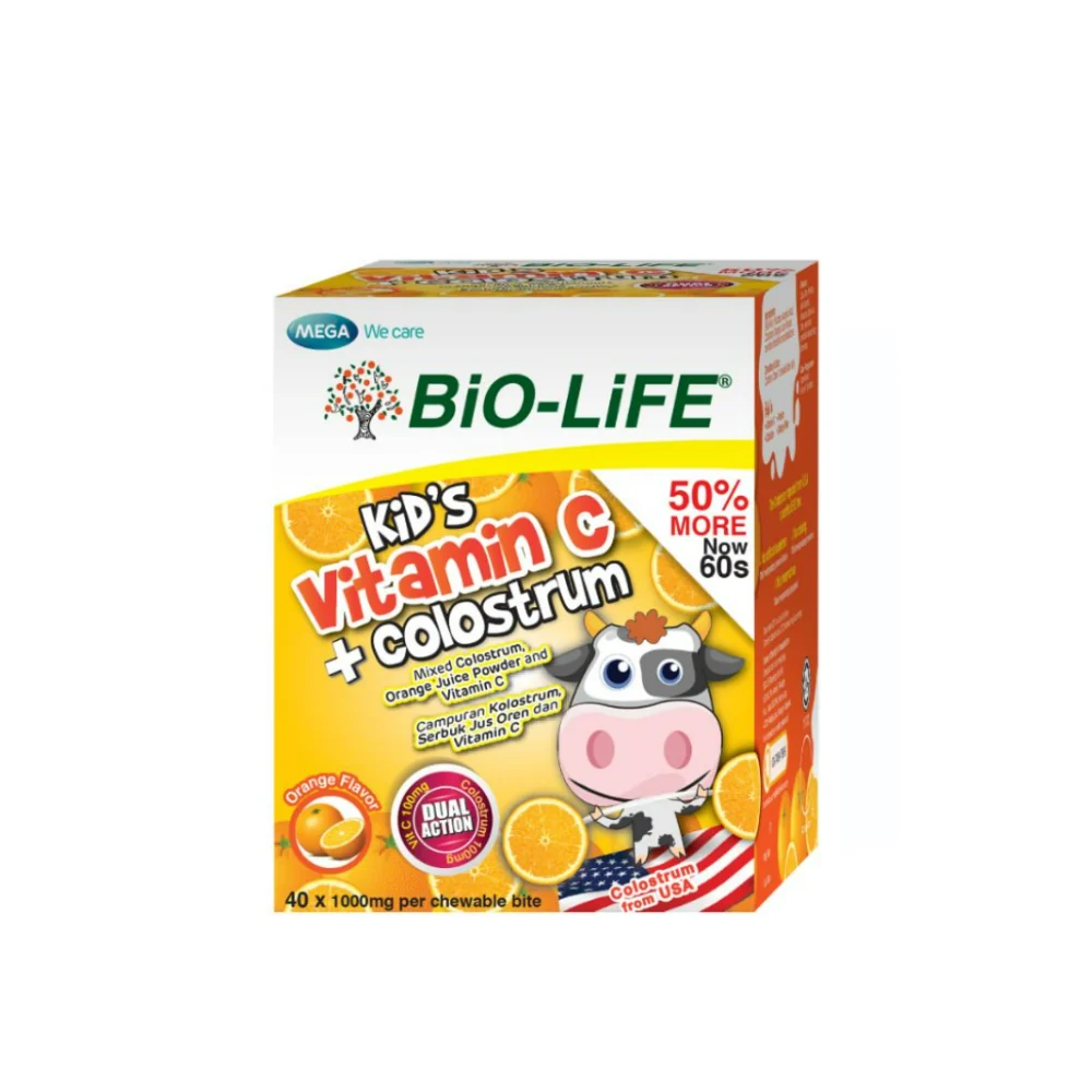 Bio-Life Kids Vitamin C + Colostrum 60S