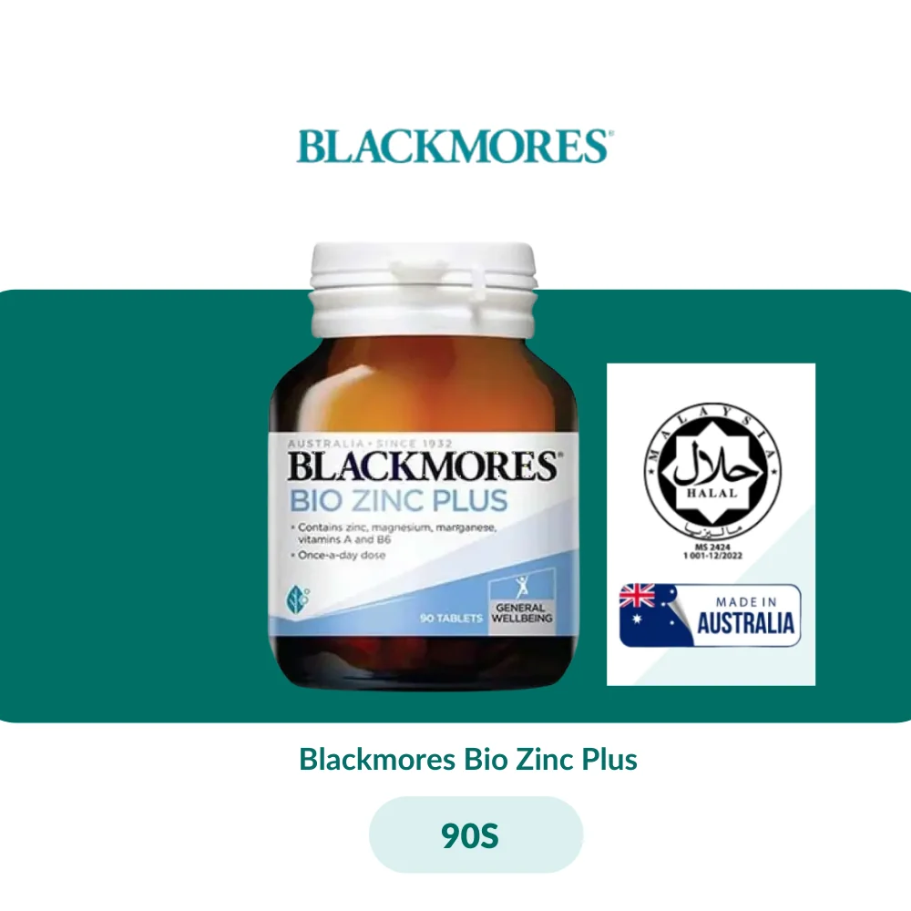 Blackmores Bio Zinc Plus Advanced (30s/90s) - Image 3