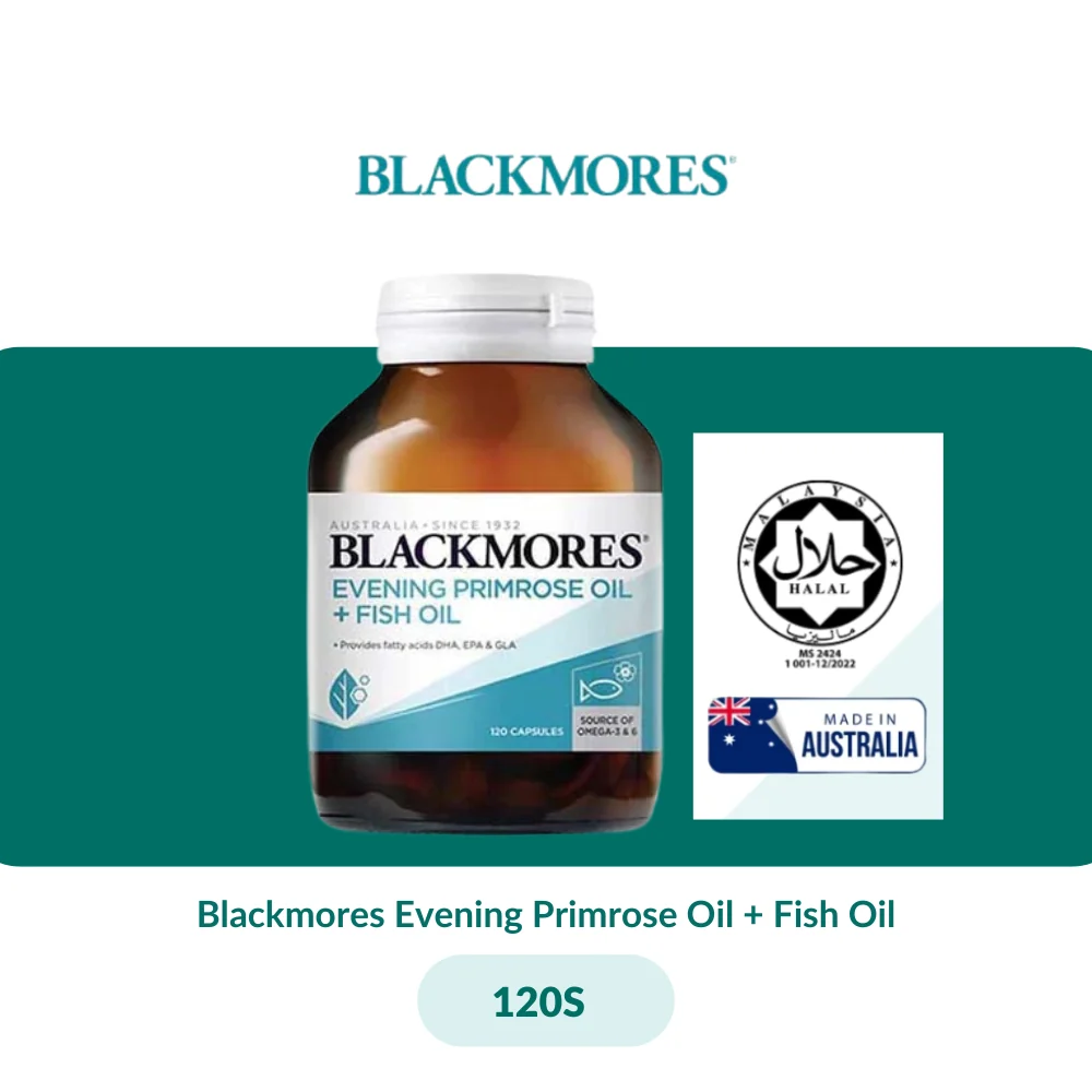 Blackmores Evening Primrose Oil + Fish Oil (30s/120s) - Image 3