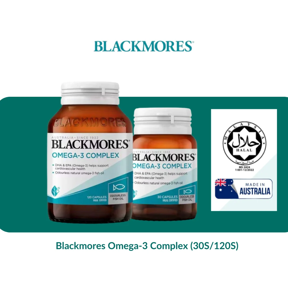Blackmores Omega-3 Complex (30s/120s)