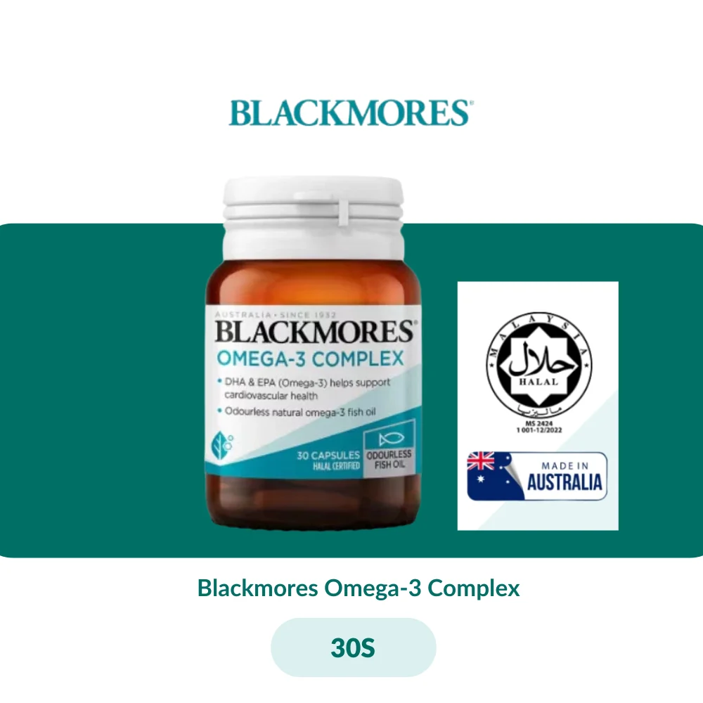 Blackmores Omega-3 Complex (30s/120s) - Image 2