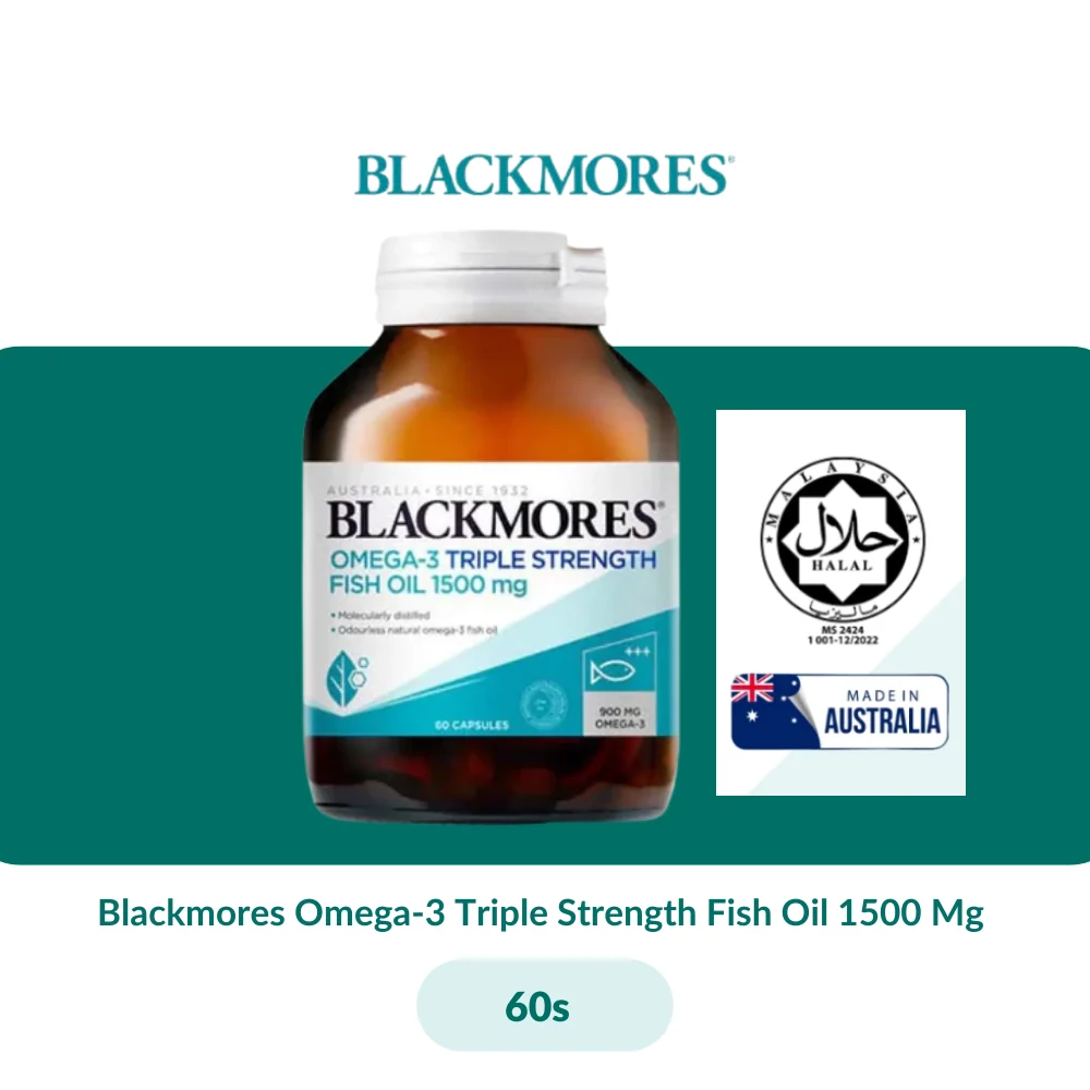 Blackmores Omega-3 Triple Strength Fish Oil 1500 Mg (30s/60s) - Image 3