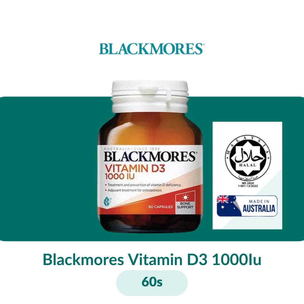 Blackmores Vitamin D3 1000Iu (30s/60s) - Image 3