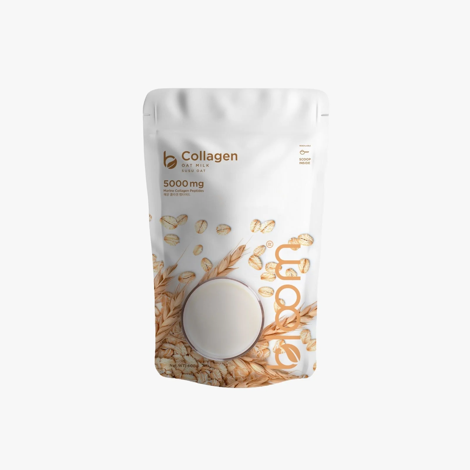 BLOOM COLLAGEN OAT MILK 600G