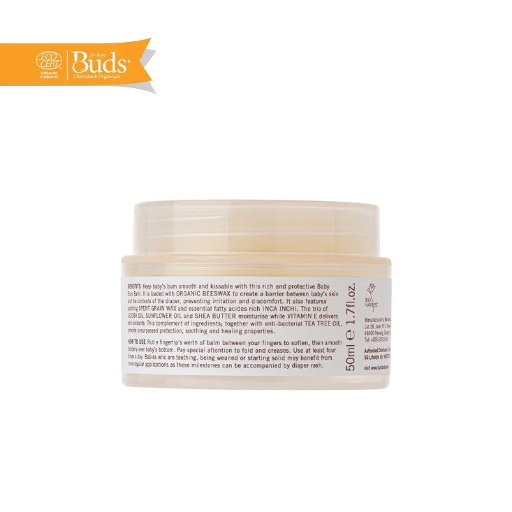 BUDS CHERISHED ORGANICS BABY BUM BALM 50ML - Image 5