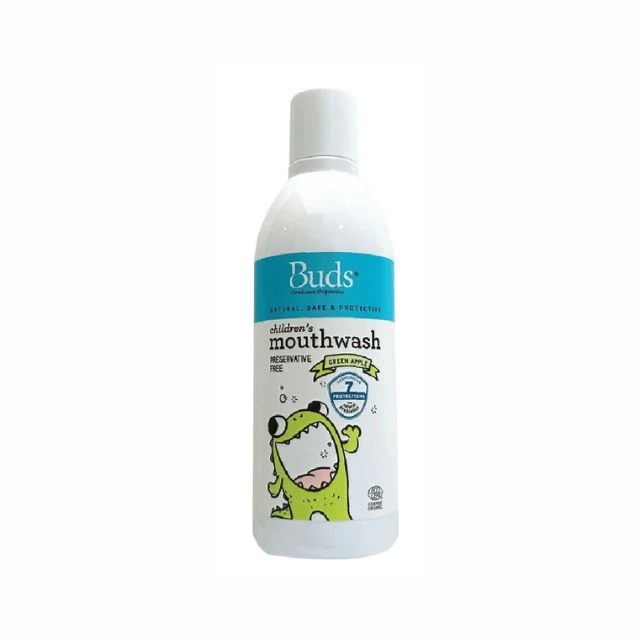 BUDS CHILDREN MOUTHWASH GREEN APPLE 300ML