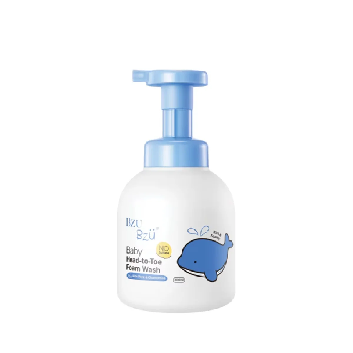 BZU BZU HEAD-TO-TOE BABY FOAM WASH 300ML