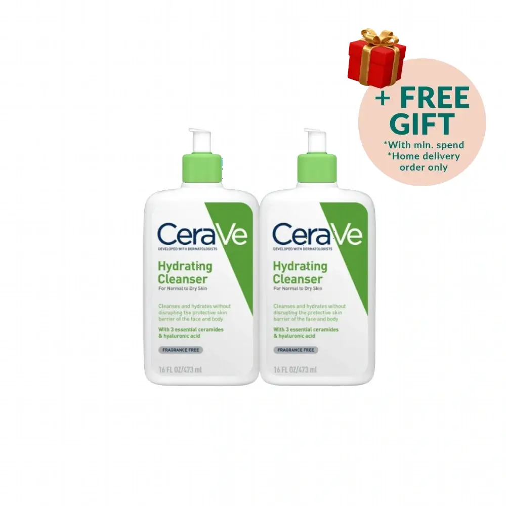 CERAVE HYDRATING CLEANSER 473ML 2S