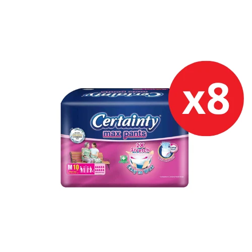 CERTAINTY MAXPANTS ADULT REGULAR M 60-85CM 10S X 8