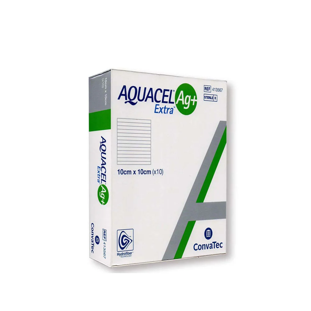 CONVATEC AQUACEL AG EXTRA 10CMX10CM (413567) 10S