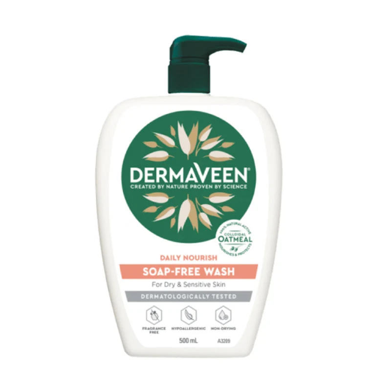 DERMAVEEN SOAP FREE WASH PH5.5 500ML