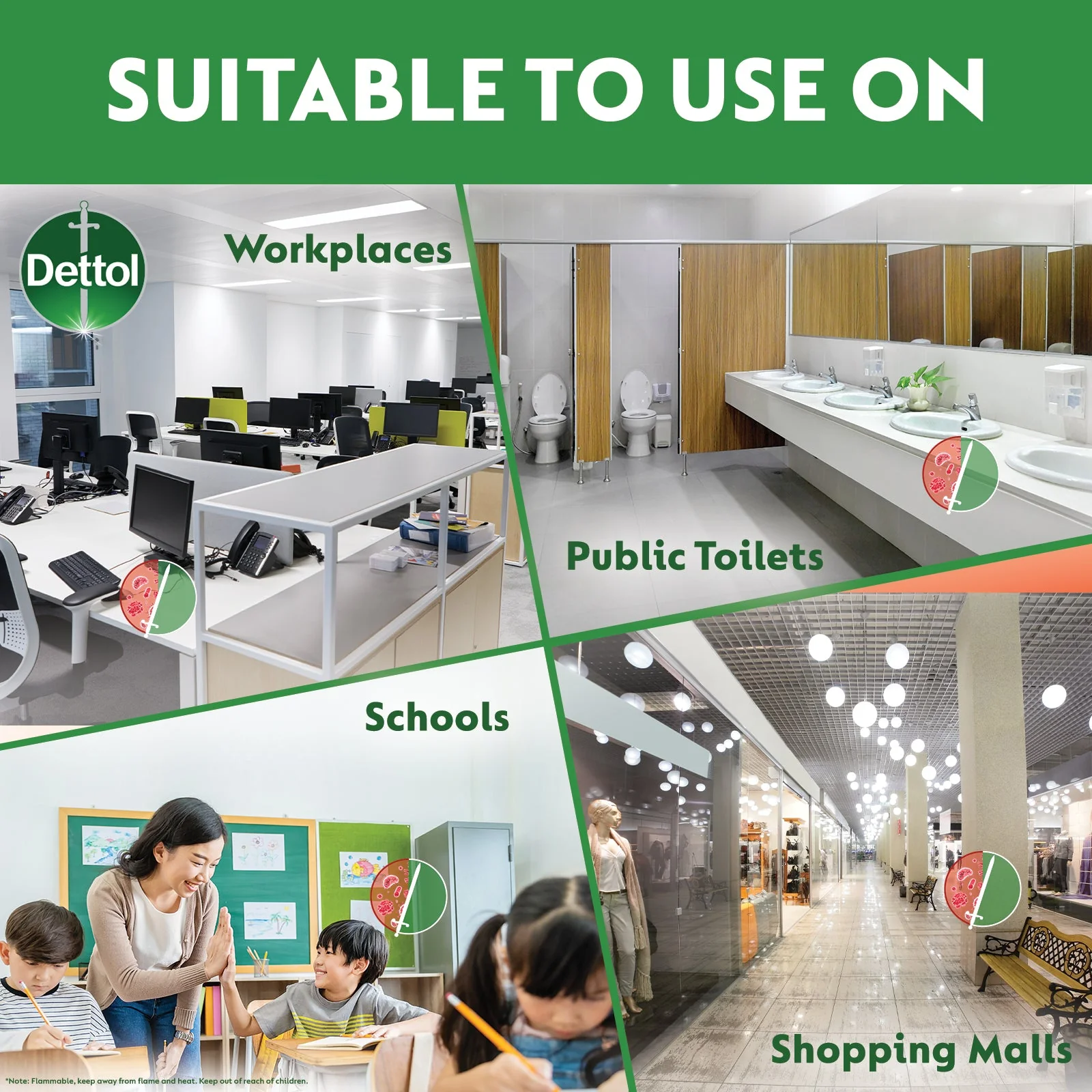 DETTOL 2-IN-1 SANITIZER SPRAY 50ML - Image 5