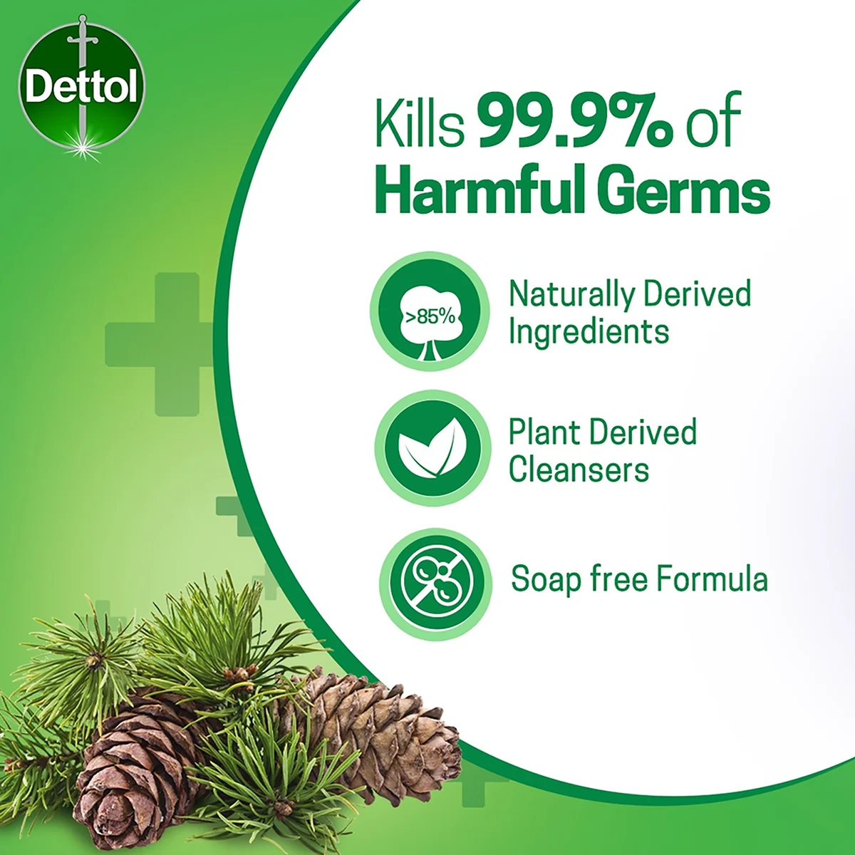 DETTOL ANTIBACTERIAL HAND WASH LIQUID ORIGINAL REFILL 225ML - Image 6