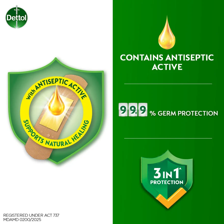 DETTOL ANTISEPTIC PLASTER WATERPROOF 10S - Image 3