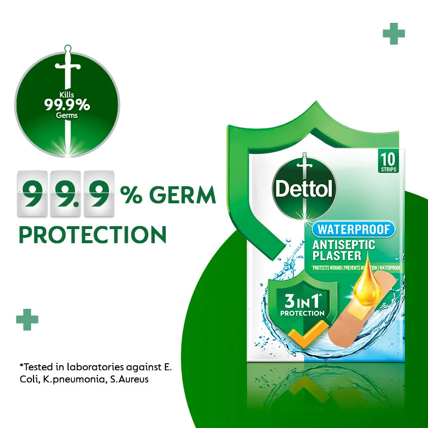 DETTOL ANTISEPTIC PLASTER WATERPROOF 10S - Image 5