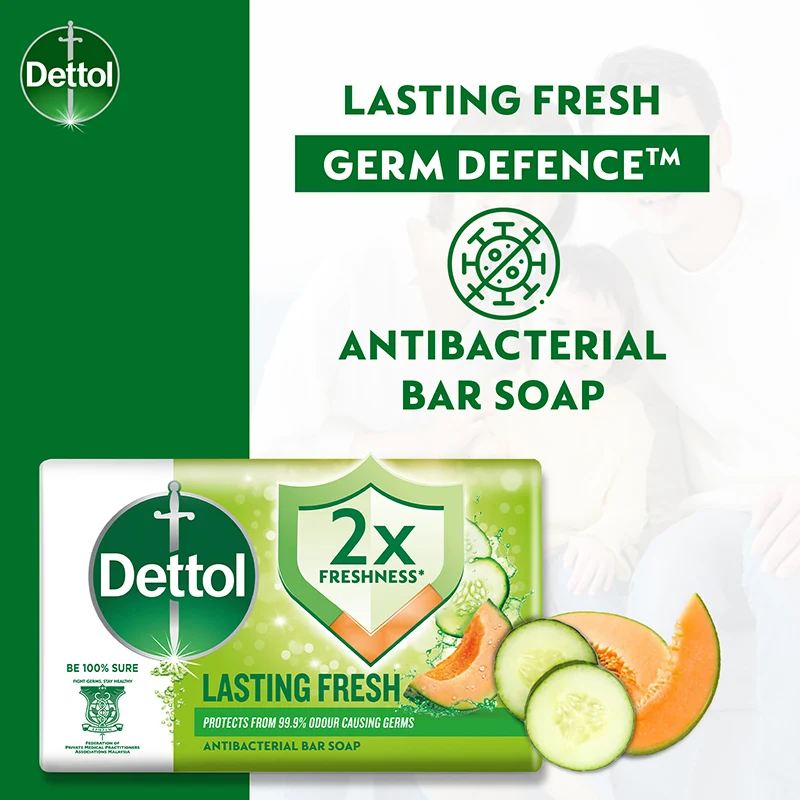 DETTOL BAR SOAP LASTING FRESH 105GX4S (B3F1) - Image 3