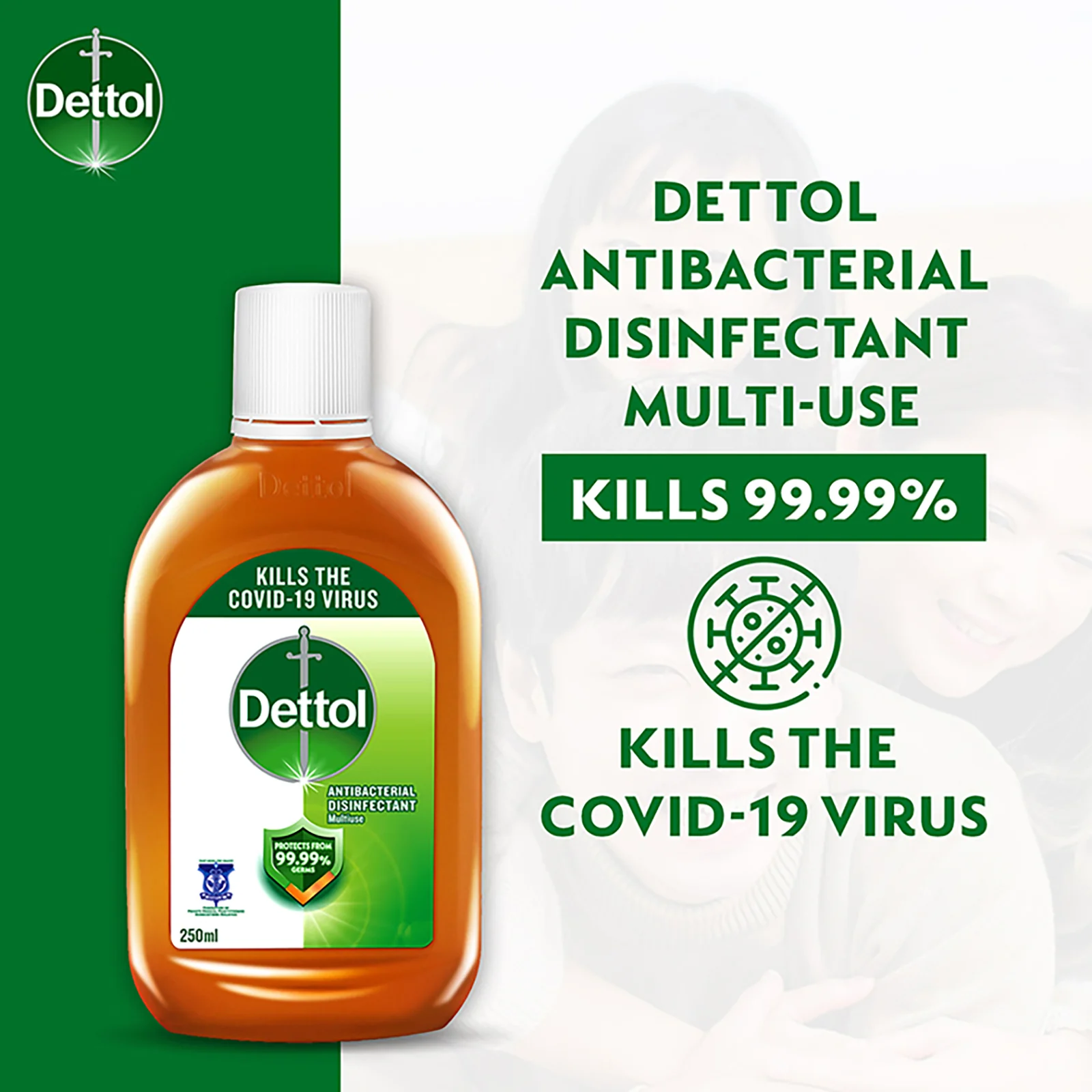 DETTOL LIQUID 250ML - Image 3