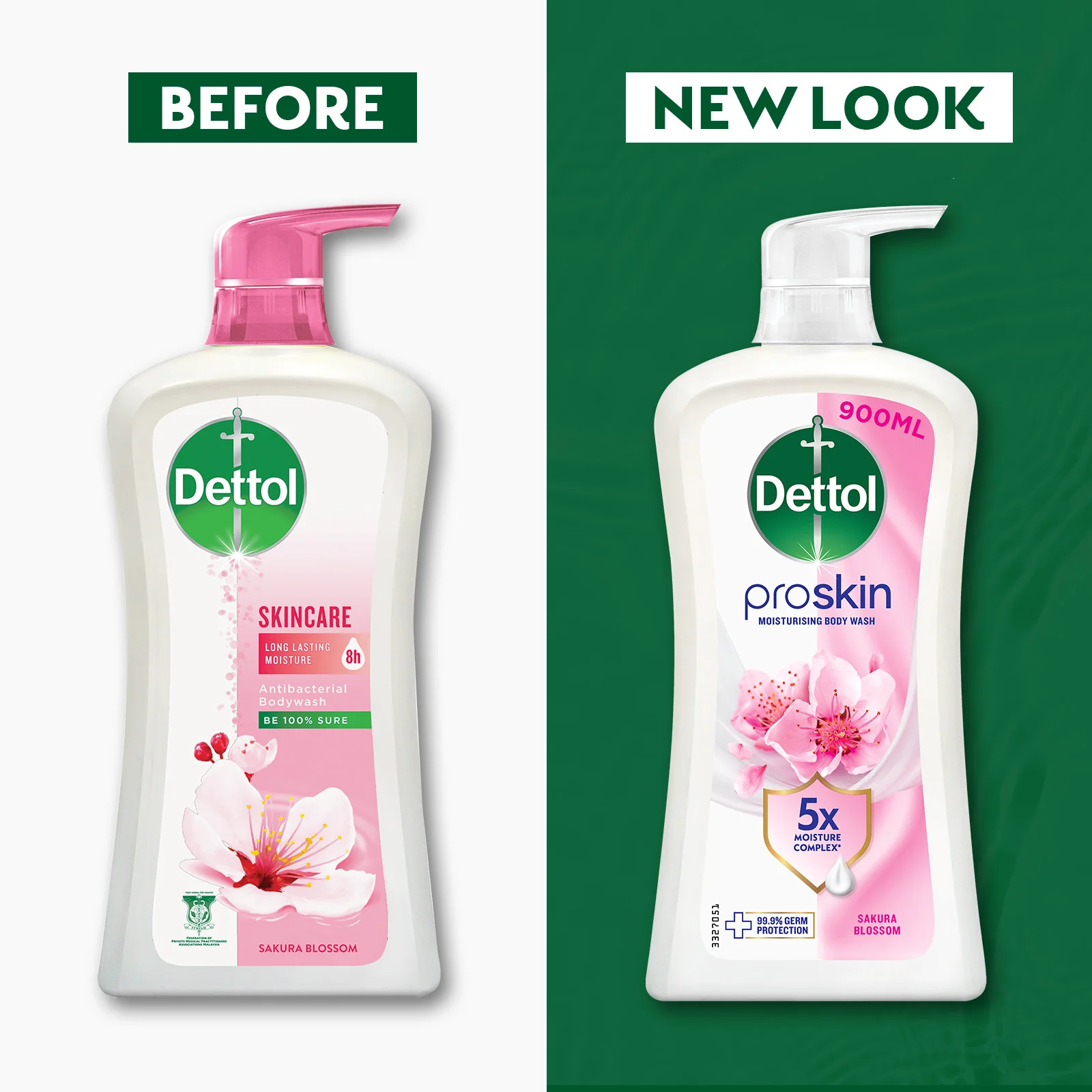 DETTOL SHOWER GEL SKINCARE 900G - Image 3