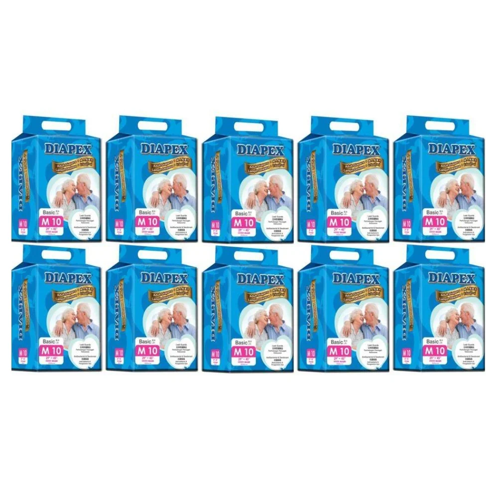 DIAPEX Adult Diapers - M 10S X 10
