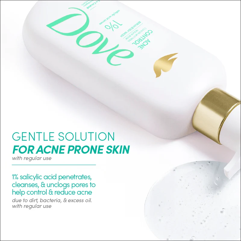 DOVE BODY WASH SERUM ACNE CONTROL 547ML - Image 2