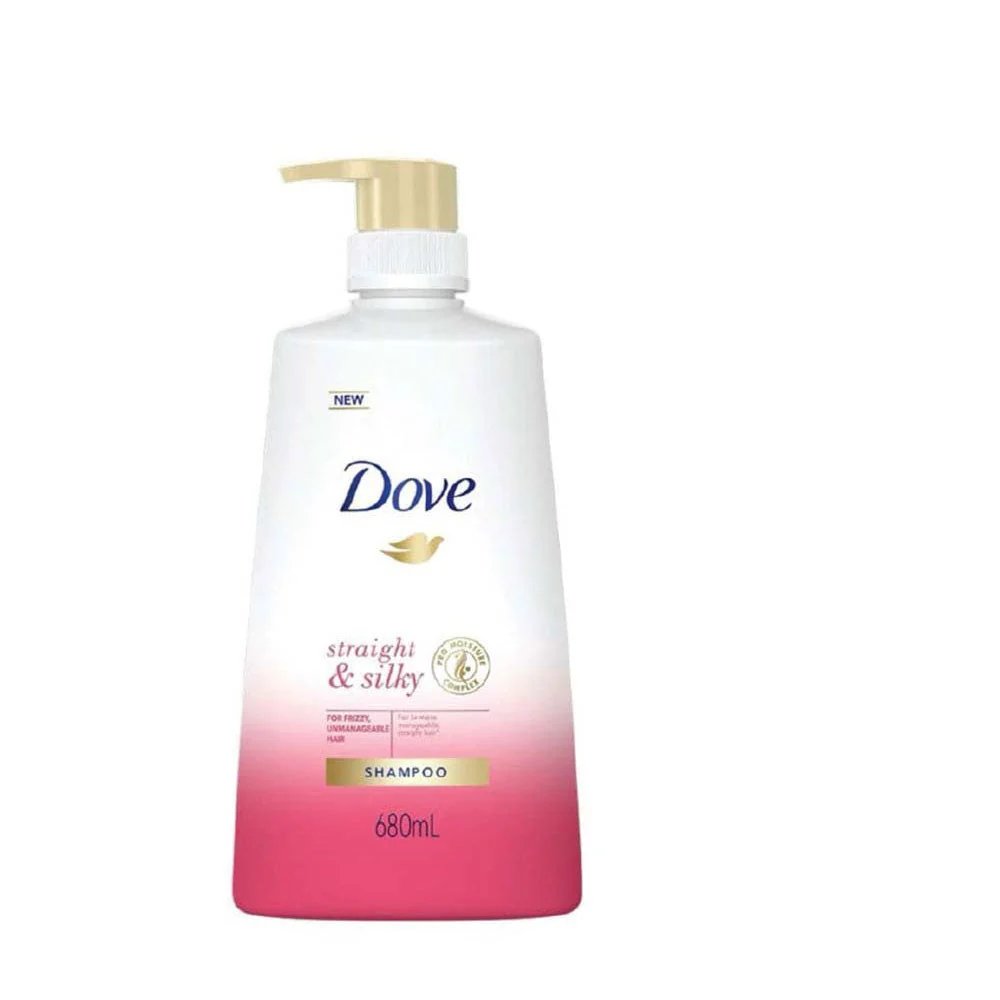 DOVE SHAMPOO STRAIGHT & SILKY 680ML