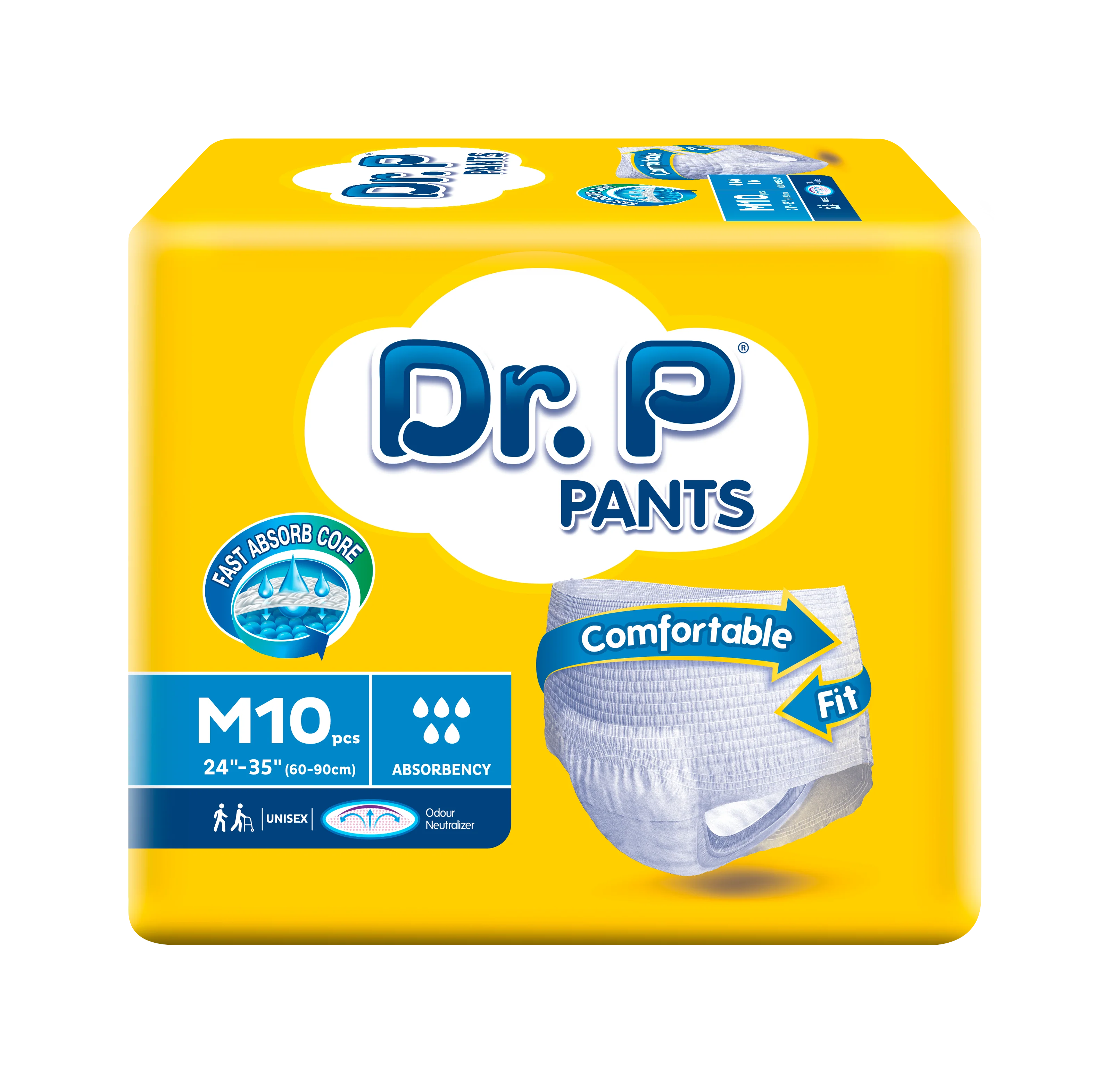 DR P PANTS M 60-90CM 10S
