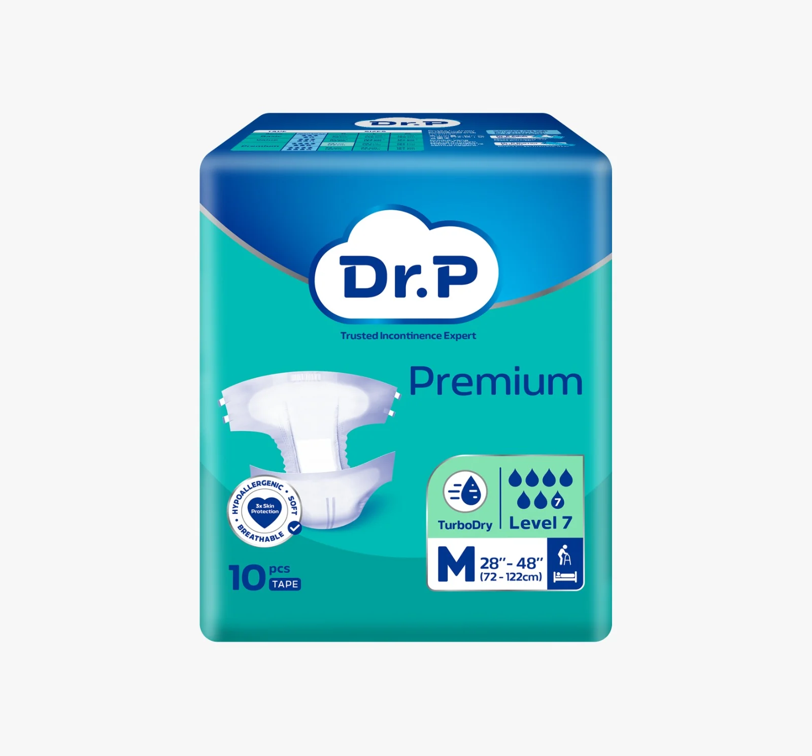 DR P PREMIUM DIAPER M 10S