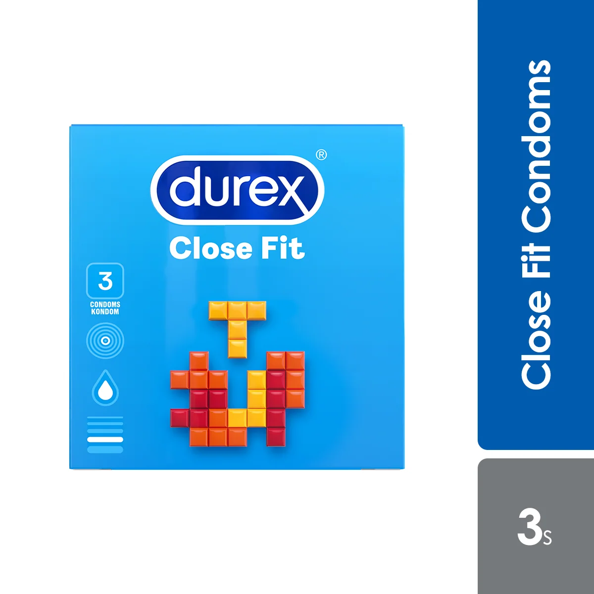 DUREX CLOSE FIT 3S