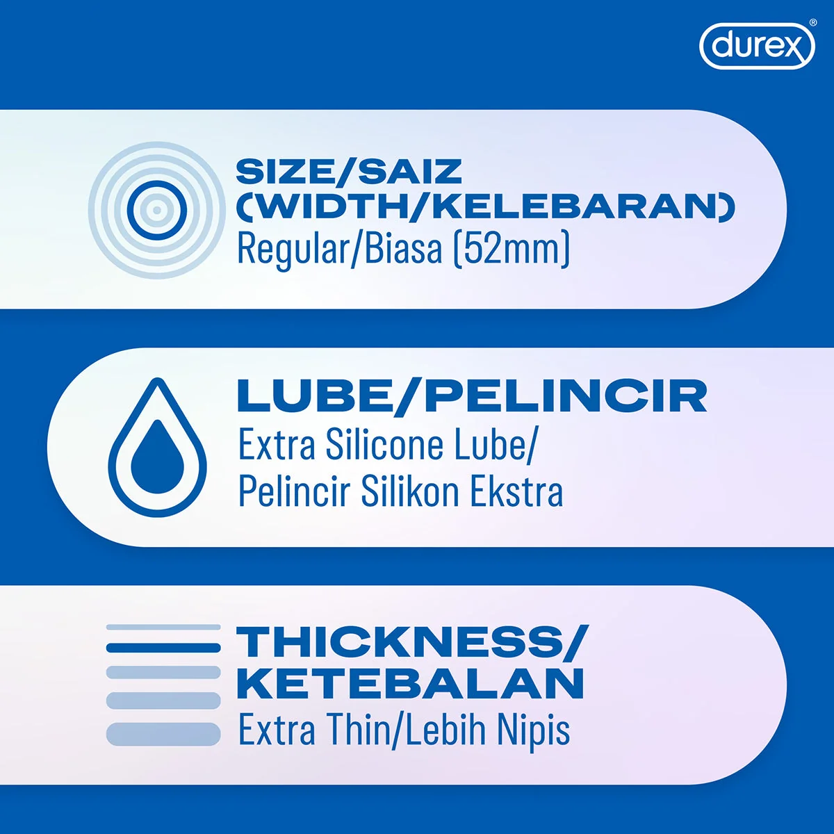 DUREX INVISIBLE EXTRA LUBRICATED 10S - Image 4