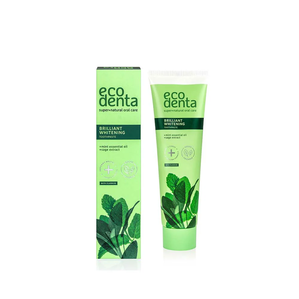 ECODENTA TOOTHPASTE BRILLIANT WHITENING100ML