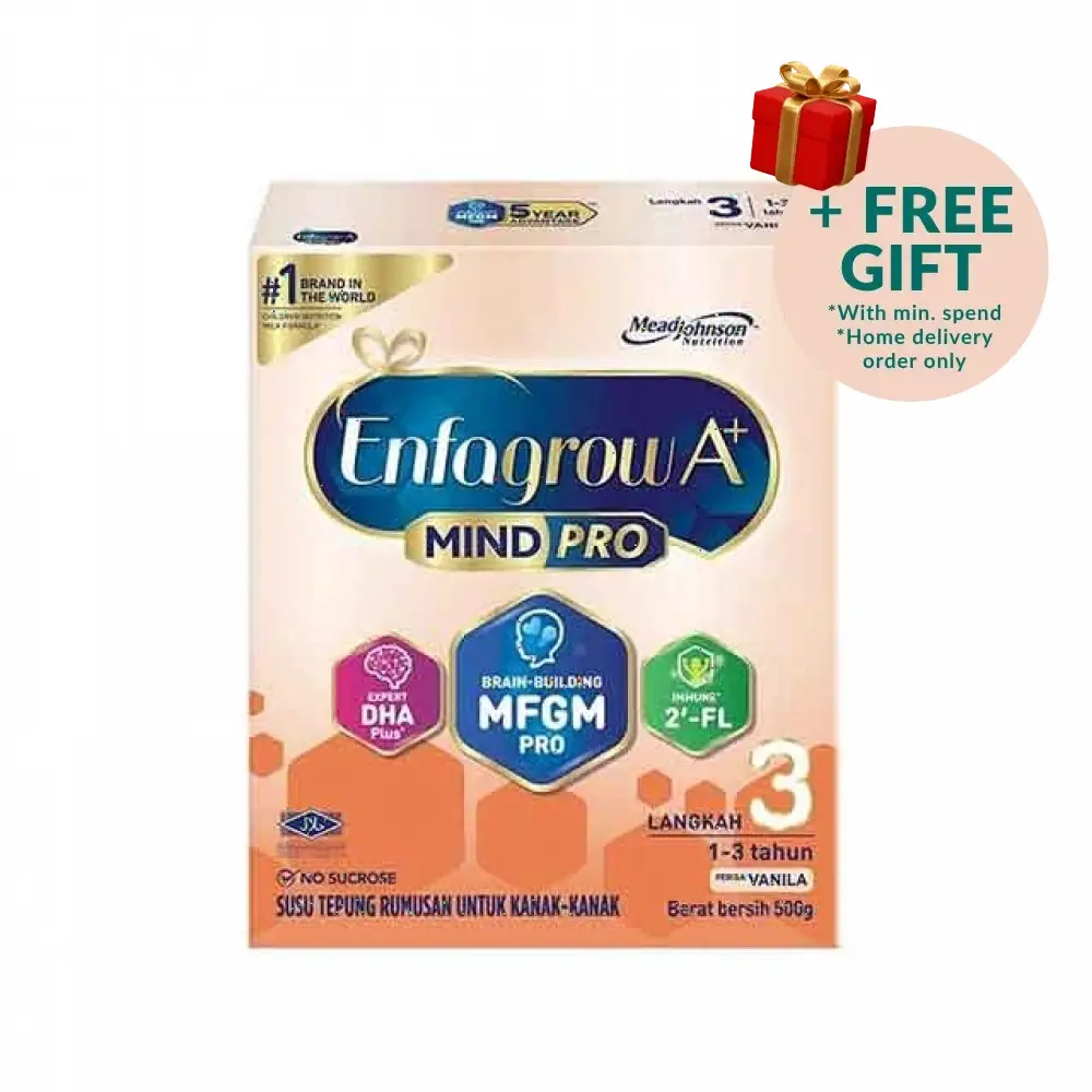 ENFAGROW A+ MINDPRO 2FL STEP 3 VANILLA 500G
