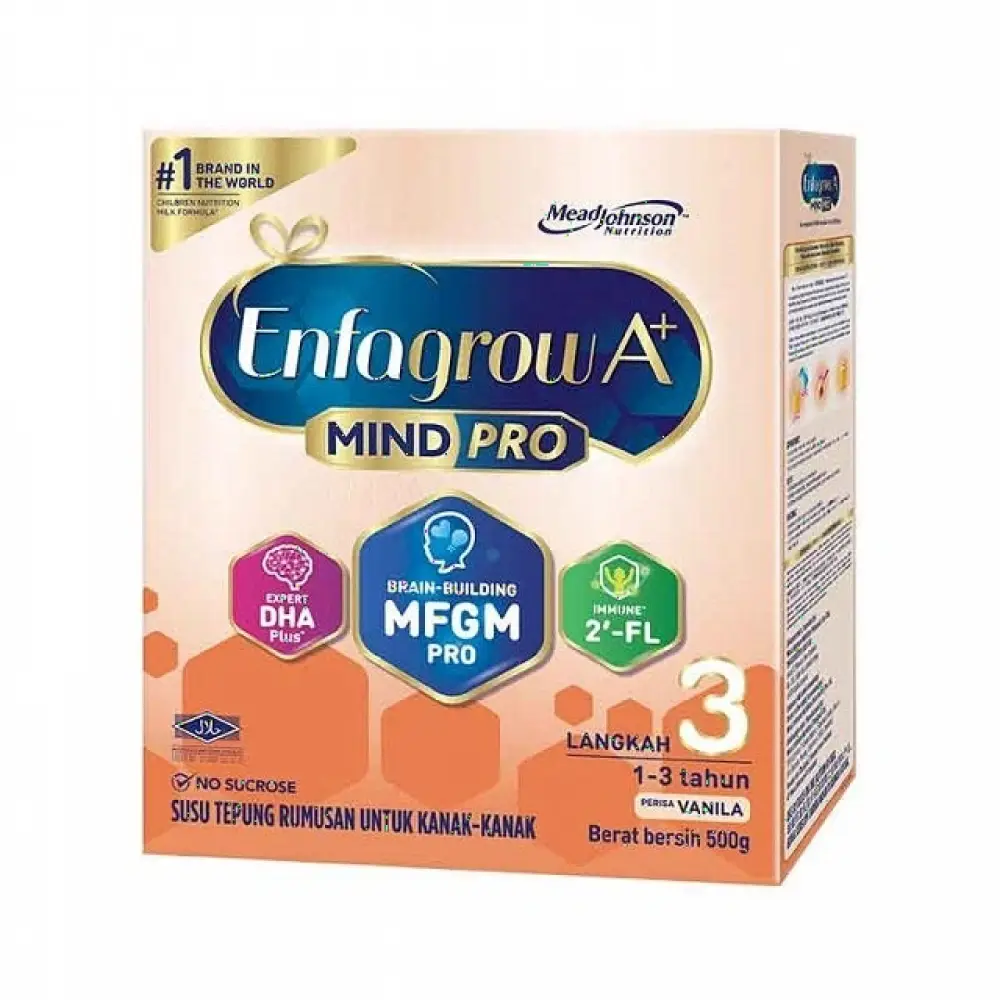 ENFAGROW A+ MINDPRO 2FL STEP 3 VANILLA 500G - Image 3