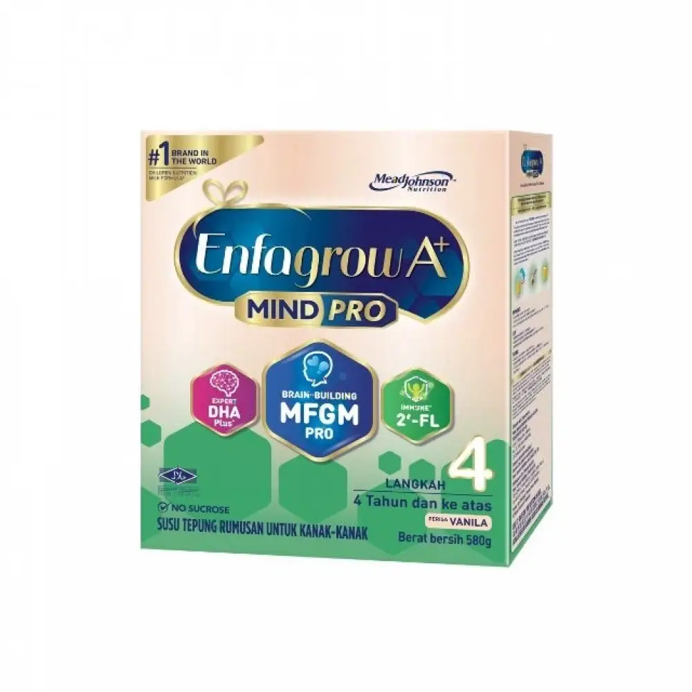ENFAGROW A+ MINDPRO 2FL STEP 4 VANILLA 580G - Image 3
