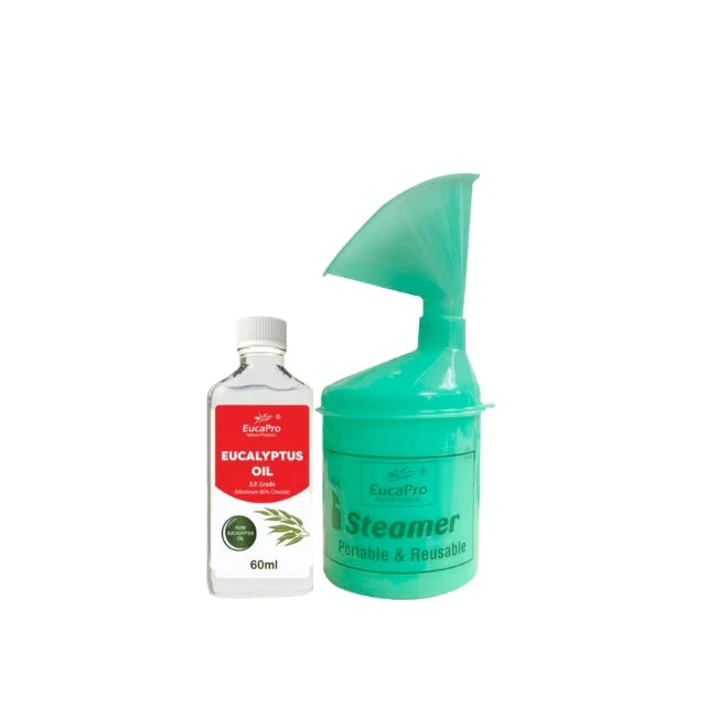 EUCAPRO EUCALYPTUS OIL 60ML WITH STEAM INHALER