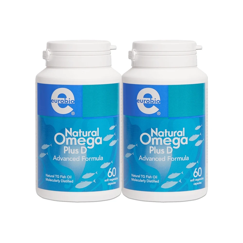 EUROBIO NATURAL OMEGA PLUS D ADVANCE FORMULA 60SX2