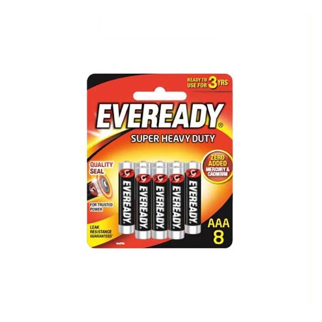 EVEREADY SUPER HEAVY DUTY AAA 8S