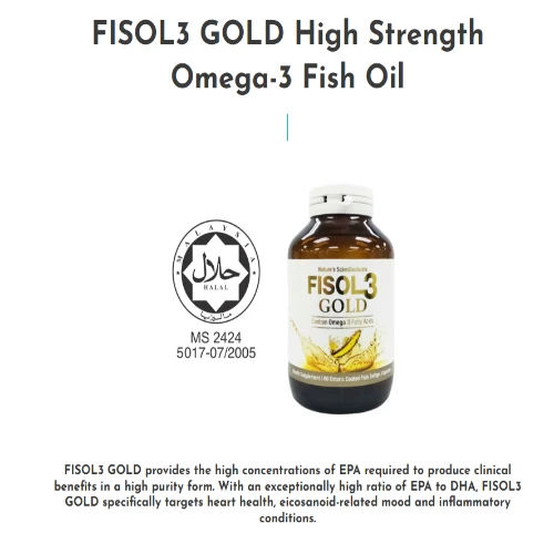 FISOL 3 GOLD OMEGA 3 60S - Image 3