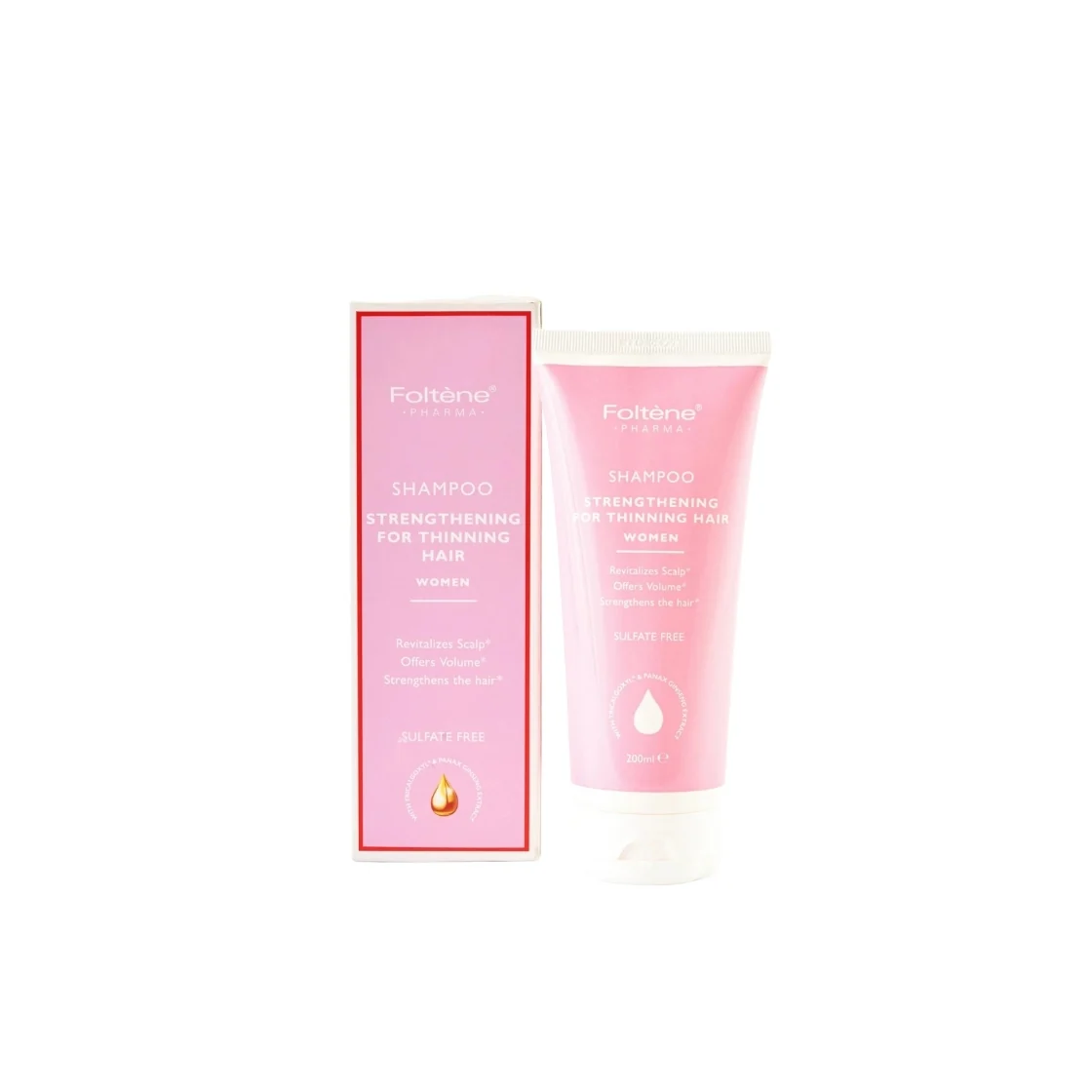 FOLTENE PHARMA WOMEN HAIR STRENGTHENING SHAMPOO 200ML