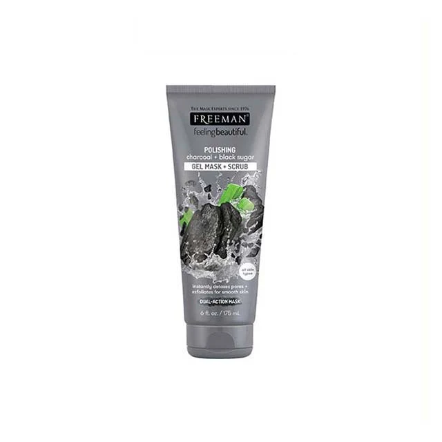 FREEMAN FACIAL MASK-CHARCOAL BLACK SUGAR 175ML