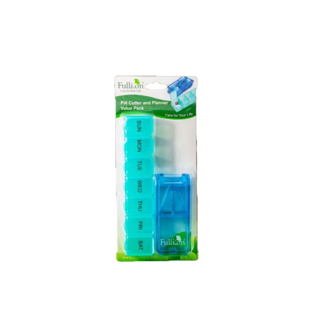 FULLICON PILL CUTTER AND 7 DAYS PILL BOX (VALUE PACK)