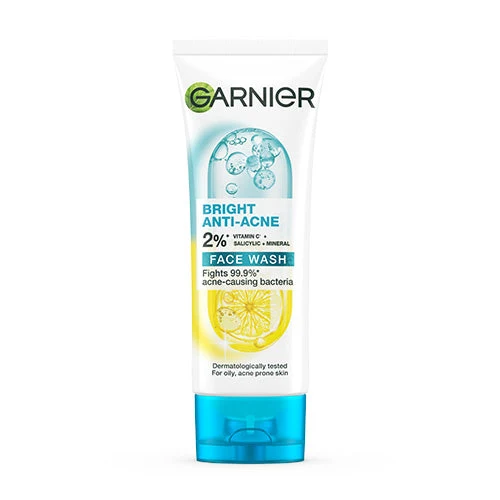 GARNIER BRIGHT COMPLETE ANTI-ACNE 3-IN-1 FOAM 100ML