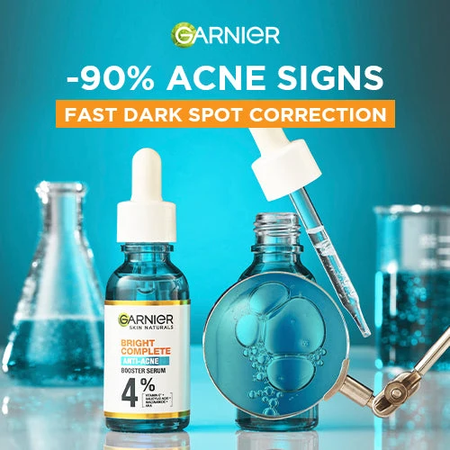 GARNIER BRIGHT COMPLETE ANTI-ACNE BOOSTER SERUM 15ML - Image 3