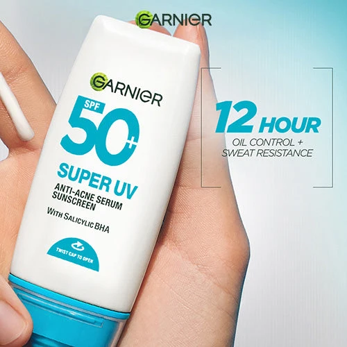 GARNIER BRIGHT COMPLETE ANTI-ACNE UV SERUM SPF50+ 30ML - Image 3