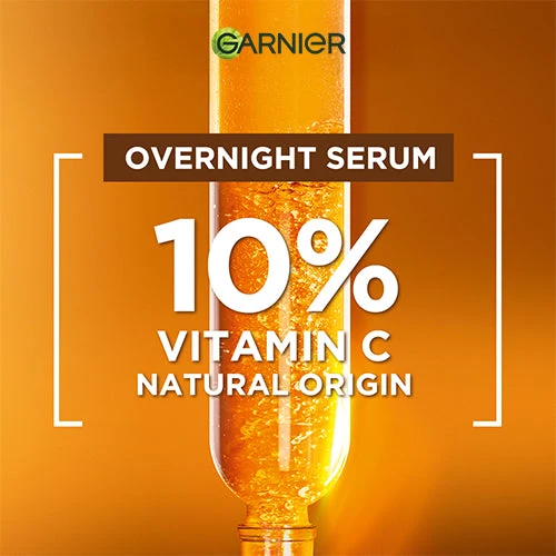 GARNIER BRIGHT COMPLETE OVERNIGHT BOOSTER SERUM 15ML - Image 2